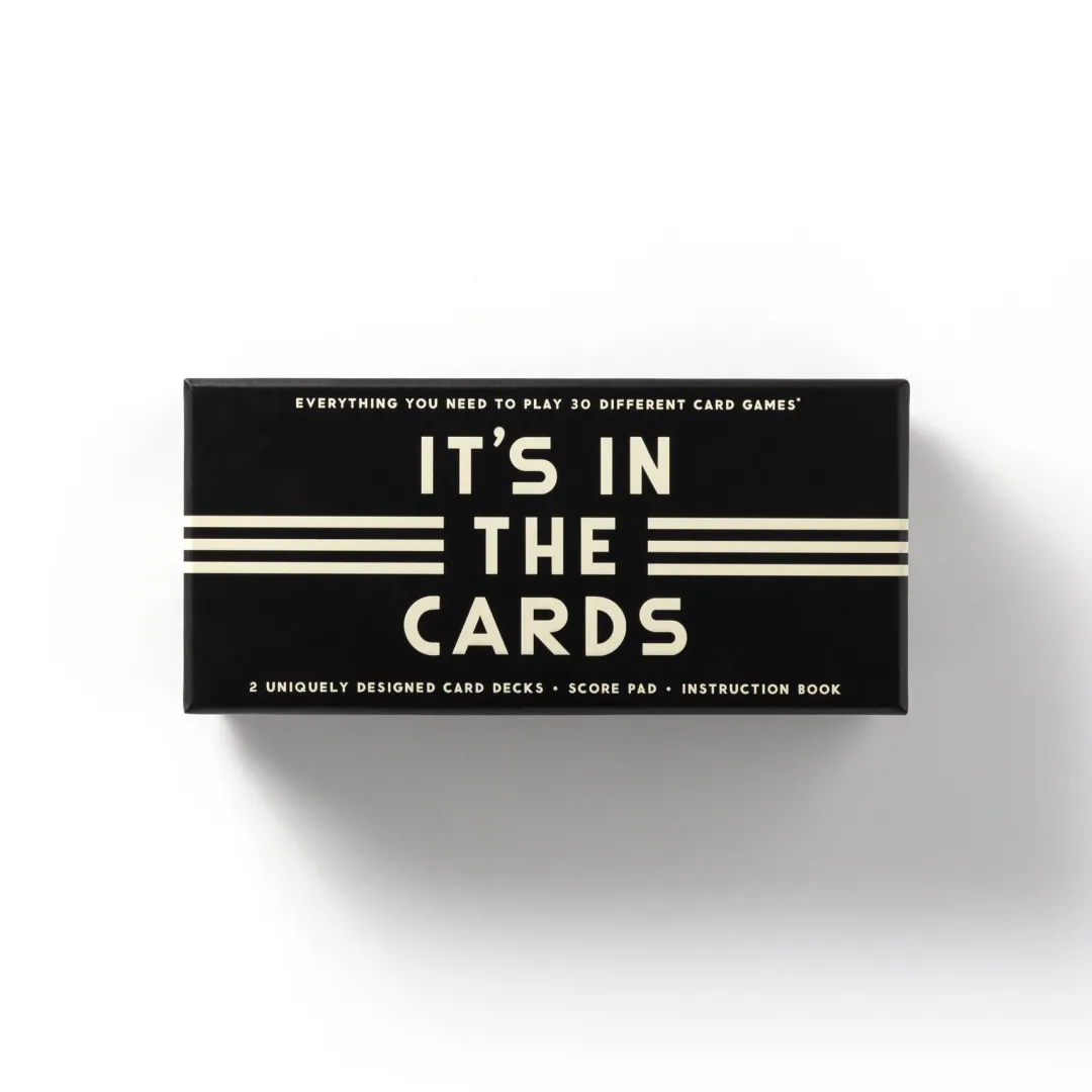 Galison It's In The Cards Playing Card Game Set