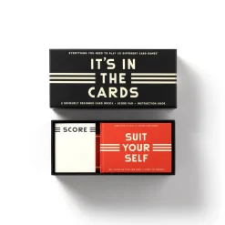 Galison It's In The Cards Playing Card Game Set