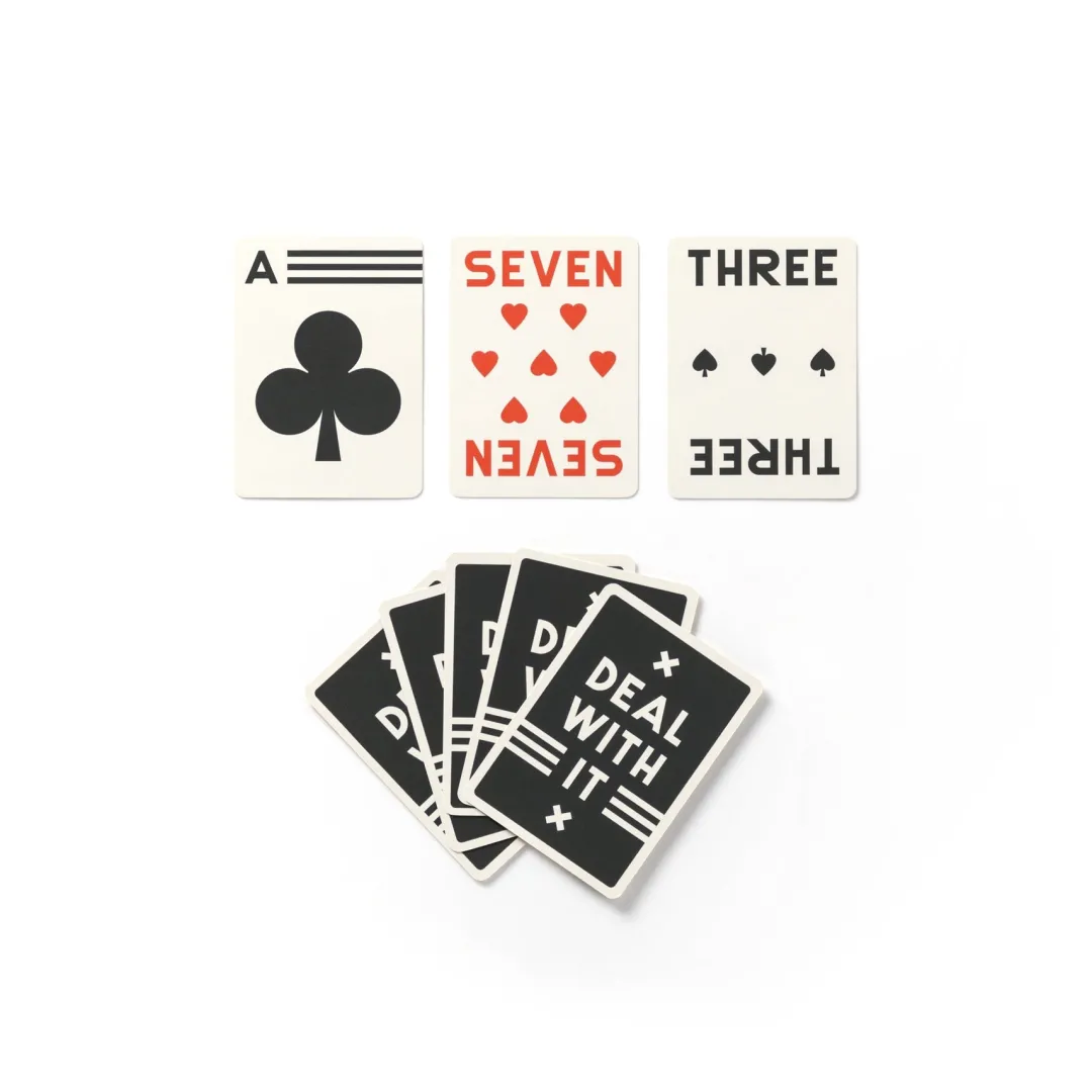 Galison It's In The Cards Playing Card Game Set