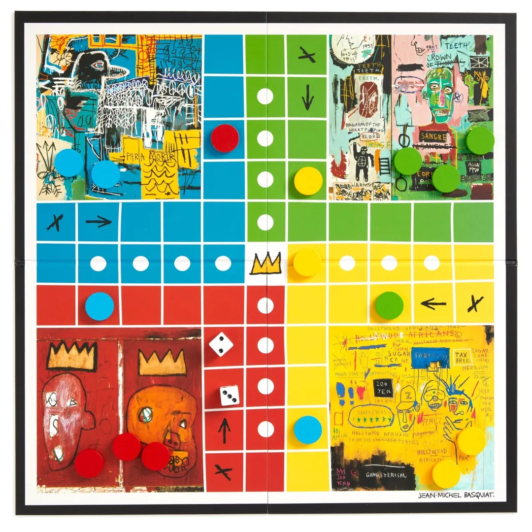 Galison Jean-Michel Basquiat Ludo Classic Board Game