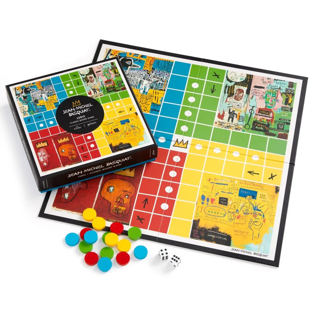 Galison Jean-Michel Basquiat Ludo Classic Board Game