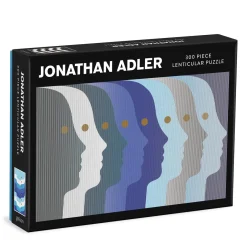 Galison Jonathan Adler Atlas 300 Piece Lenticular Jigsaw Puzzle