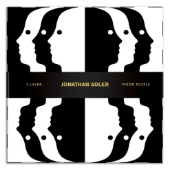 Galison Jonathan Adler Atlas Layered Wooden Jigsaw Puzzle Set