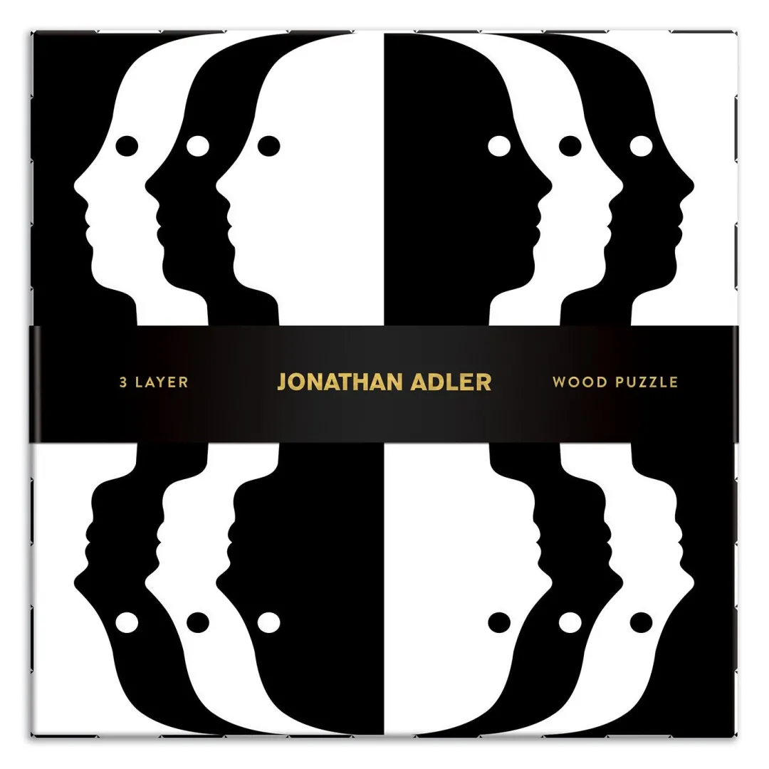 Galison Jonathan Adler Atlas Layered Wooden Jigsaw Puzzle Set