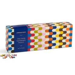 Galison Jonathan Adler Bargello 1000 Piece Panoramic Puzzle