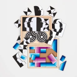 Galison Jonathan Adler Infinity Wooden Jigsaw Puzzle Set