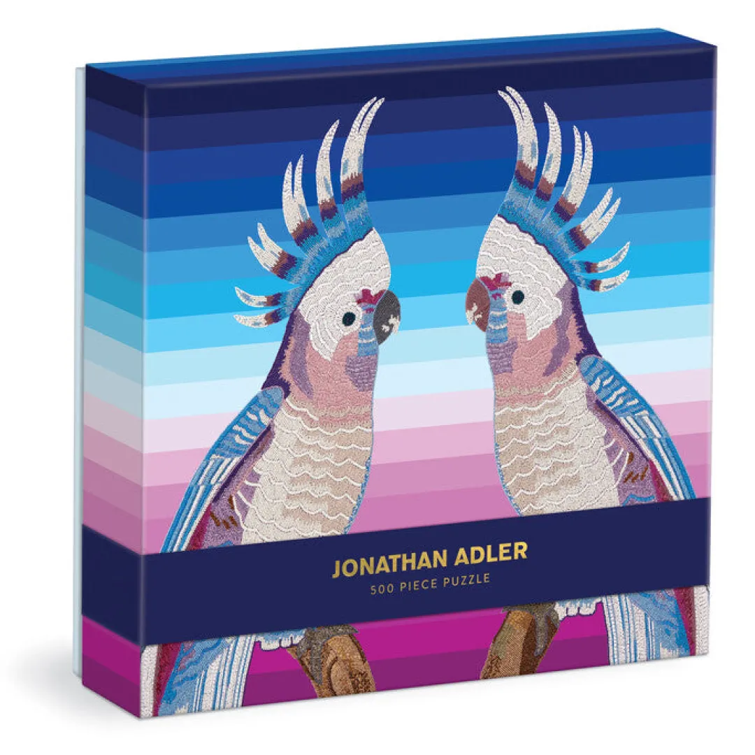 Galison Jonathan Adler Parrots 500 Piece Puzzle