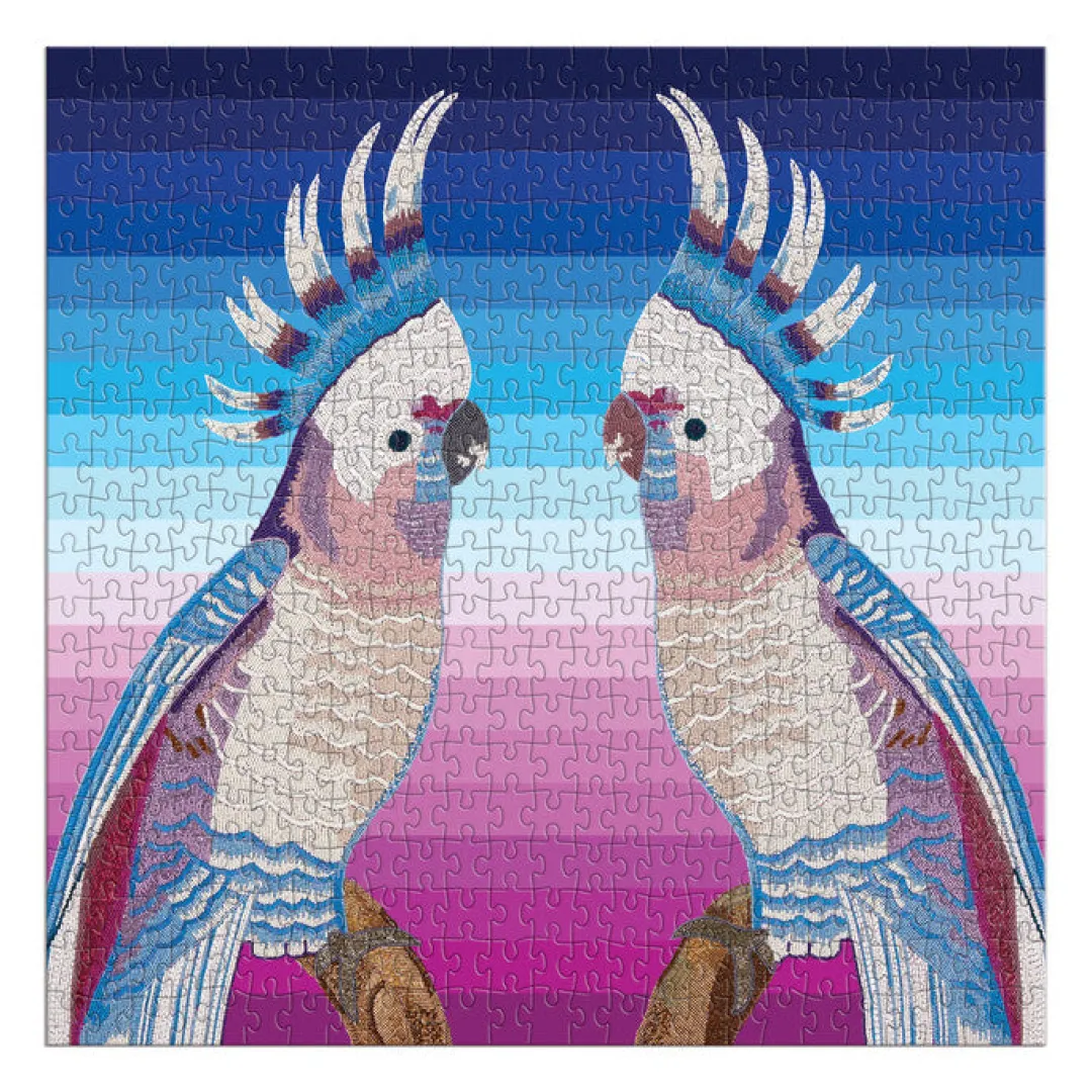 Galison Jonathan Adler Parrots 500 Piece Puzzle