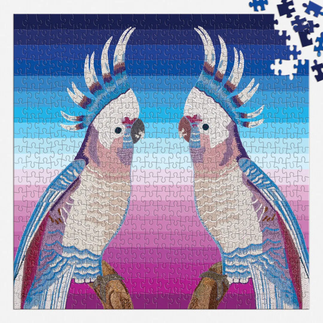Galison Jonathan Adler Parrots 500 Piece Puzzle