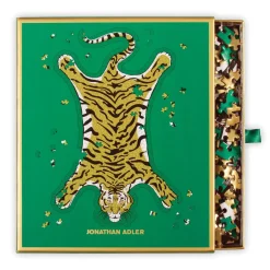 Galison Jonathan Adler Safari 750 Piece Shaped Foil Jigsaw Puzzle