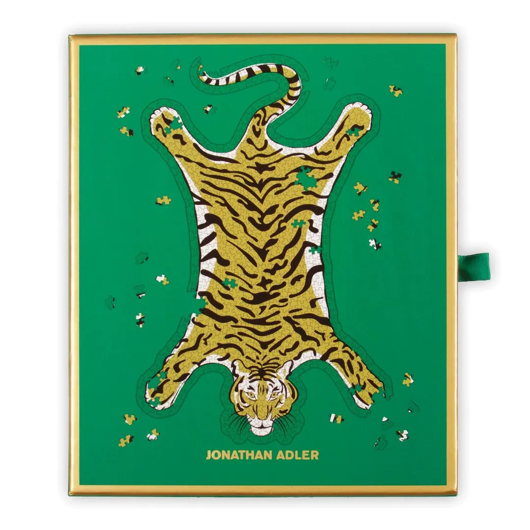 Galison Jonathan Adler Safari 750 Piece Shaped Foil Jigsaw Puzzle