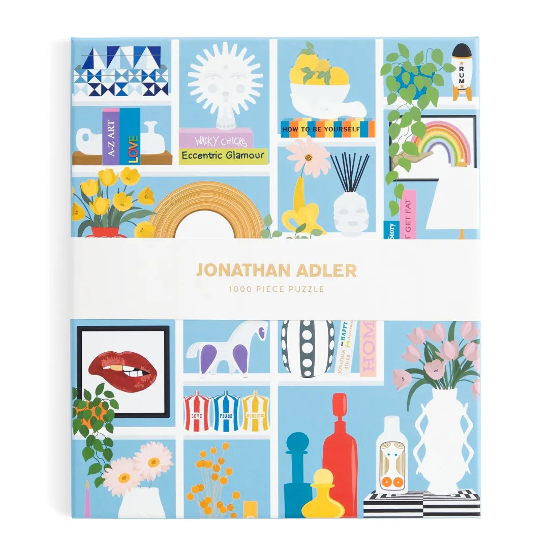 Galison Jonathan Adler Shelfie 1000 Piece Puzzle
