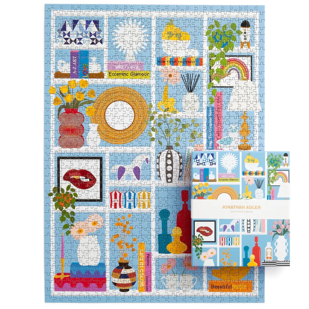 Galison Jonathan Adler Shelfie 1000 Piece Puzzle
