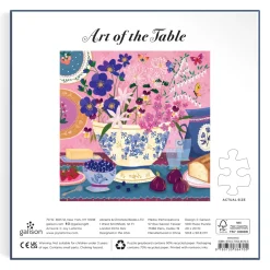 Galison Joy Laforme Art of the Table 500 Foil Piece Puzzle