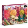Galison Joy Laforme Autumn at the City Market 1000 Piece Puzzle