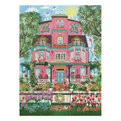 Galison Joy Laforme Capeside Victorian 1000 Piece Foil Puzzle