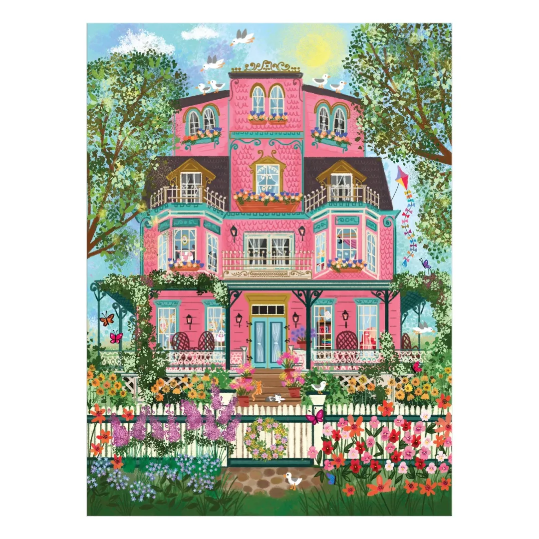 Galison Joy Laforme Capeside Victorian 1000 Piece Foil Puzzle