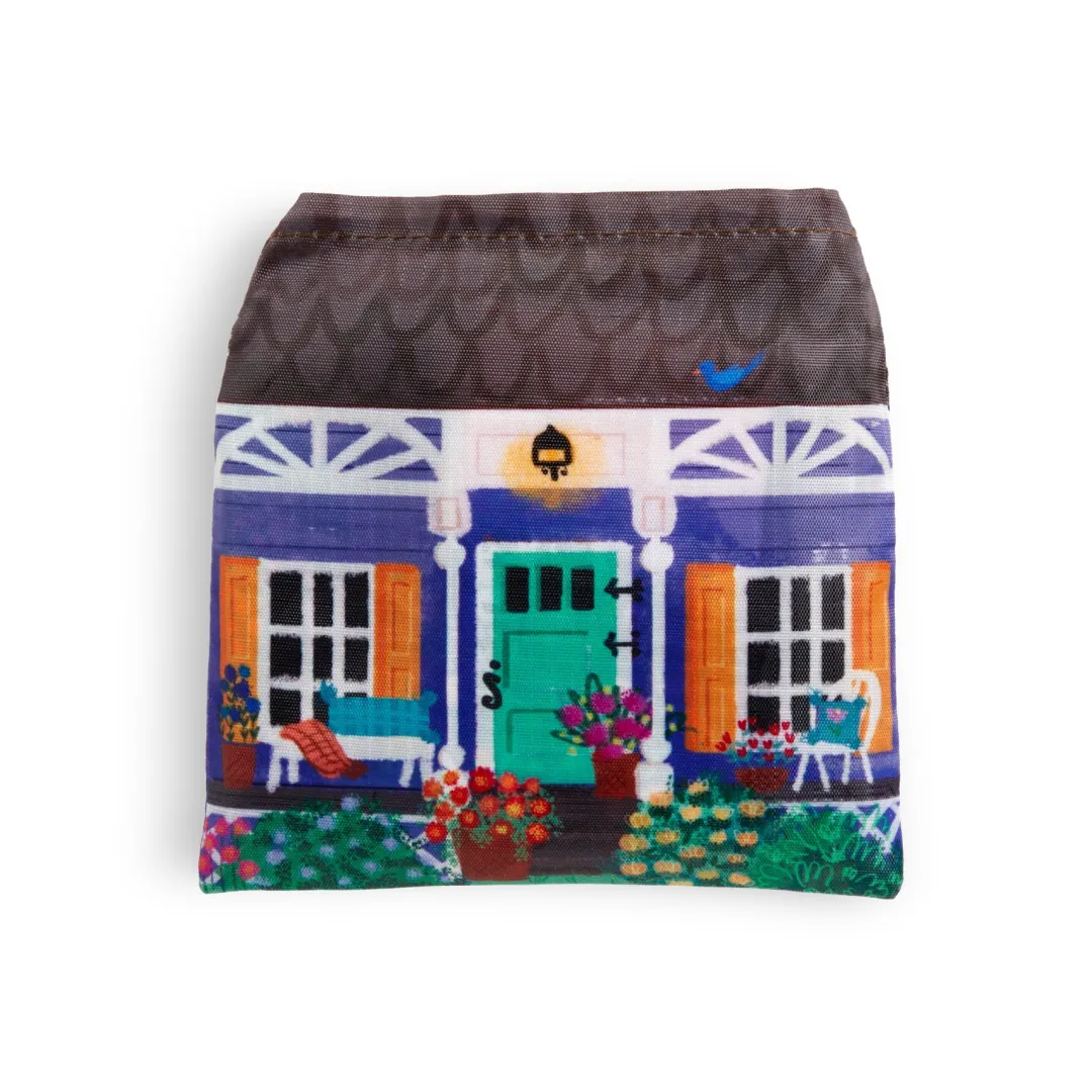 Galison Joy Laforme Cottage Hills Packable Nylon Tote Bag