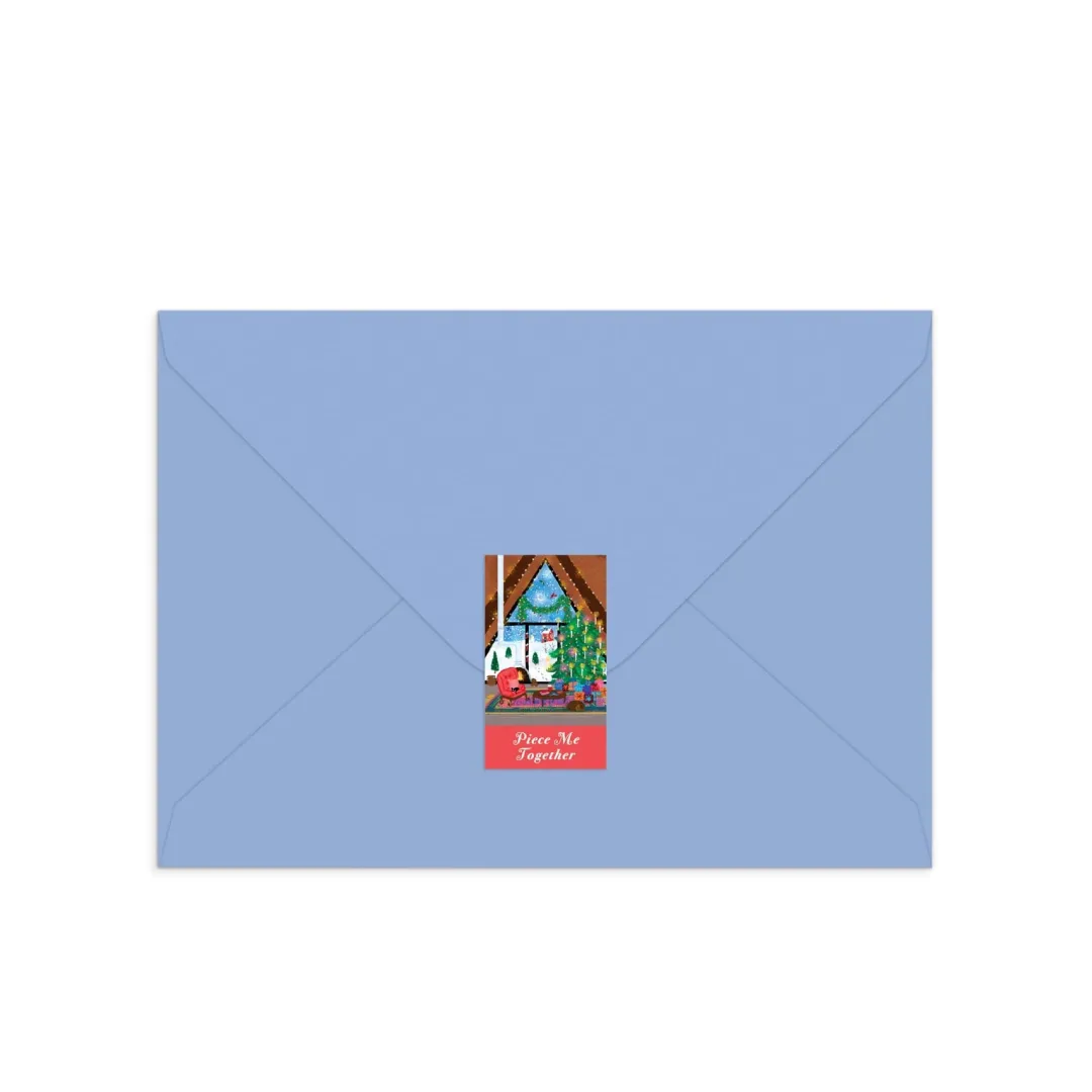 Galison Joy Laforme Cozy Cabin Greeting Card Puzzle