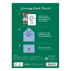 Galison Joy Laforme Cozy Cabin Greeting Card Puzzle