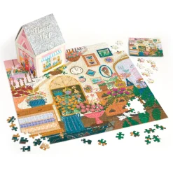 Galison Joy Laforme Flower Shop 500 Piece House Puzzle