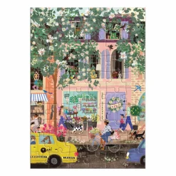 Galison Joy Laforme Spring Street Greeting Card Puzzle