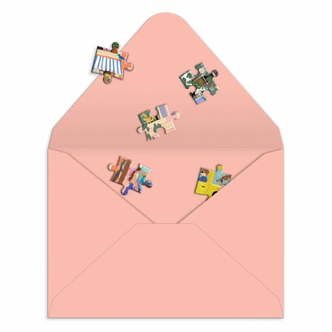 Galison Joy Laforme Spring Street Greeting Card Puzzle