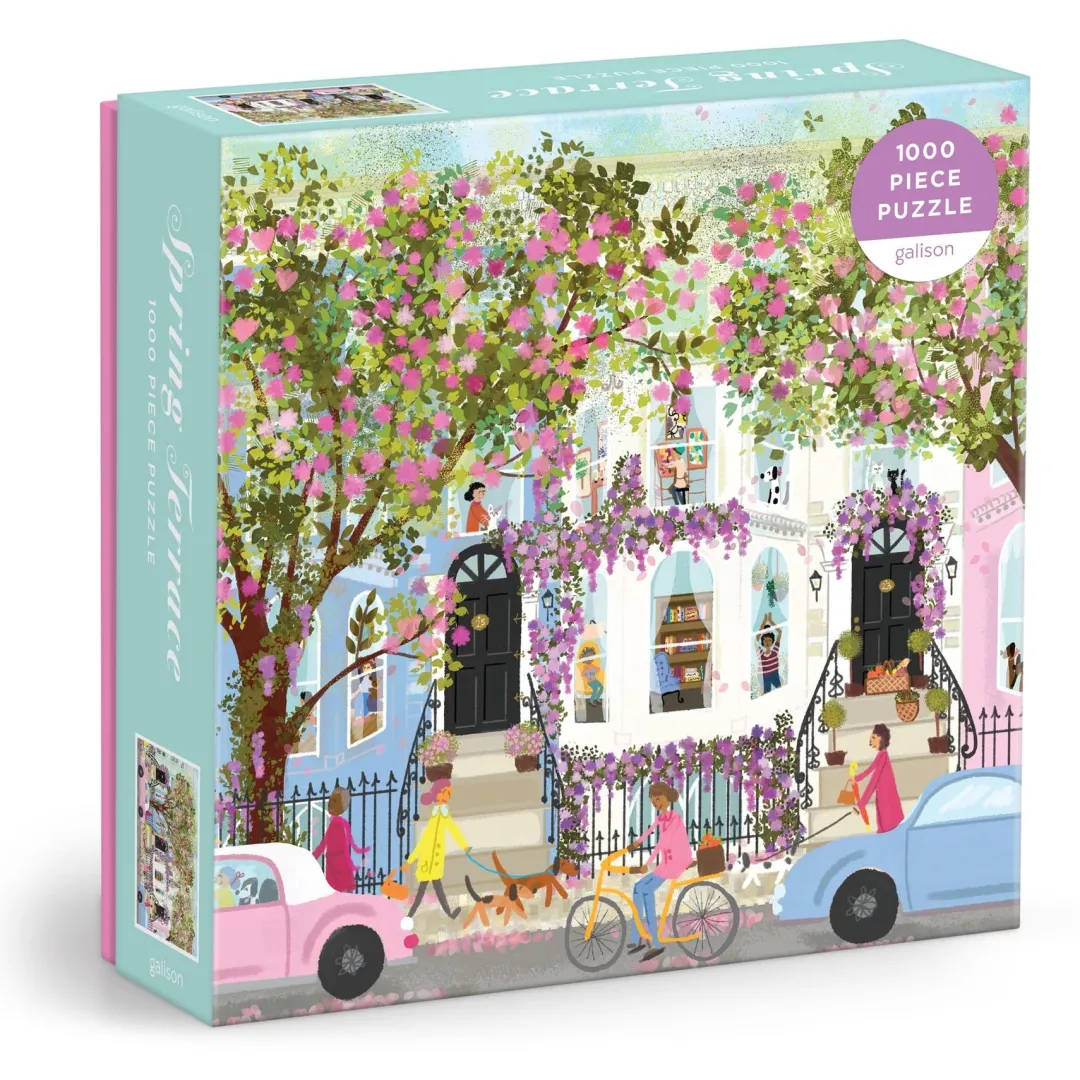 Galison Joy Laforme Spring Terrace 1000 Piece Puzzle