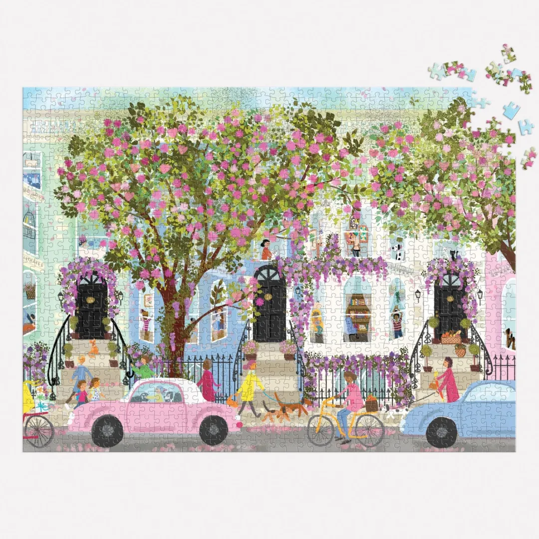 Galison Joy Laforme Spring Terrace 1000 Piece Puzzle