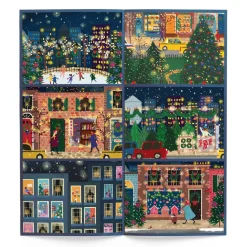 Galison Joy Laforme Winter Lights 12 Days of Puzzles Holiday Countdown