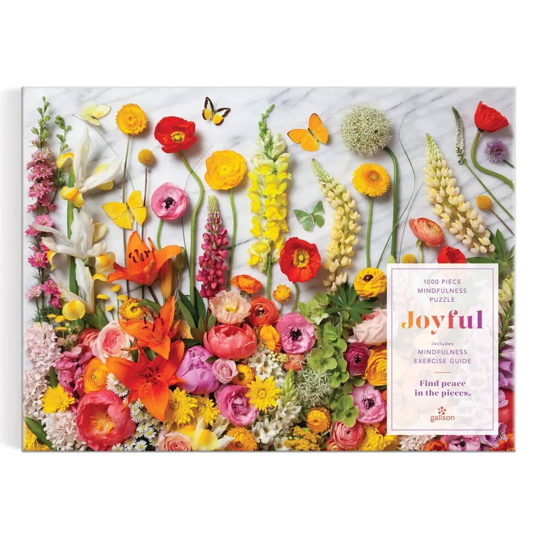 Galison Joyful 1000 Piece Puzzle