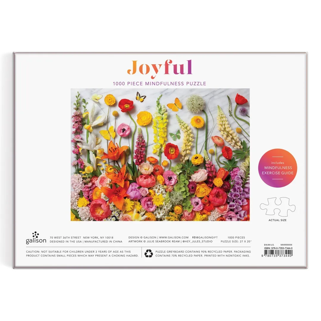 Galison Joyful 1000 Piece Puzzle