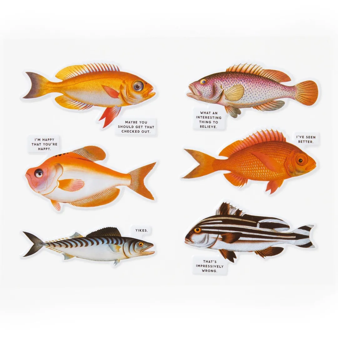 Galison Judgy Fish 1000 Piece Puzzle