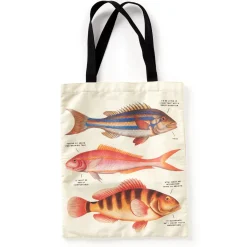 Galison Judgy Fish Canvas Tote