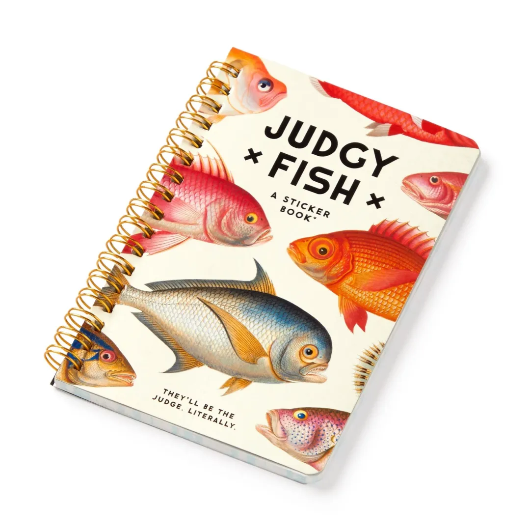 Galison Judgy Fish Sticker Book