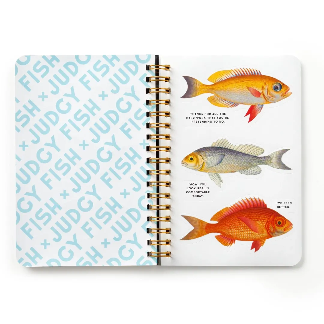 Galison Judgy Fish Sticker Book