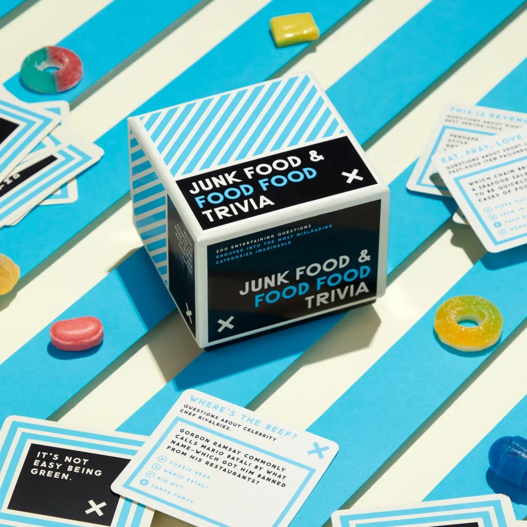 Galison Junk Food & Food Food Trivia