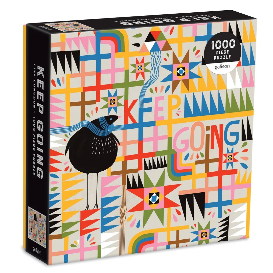 Galison Keep Going 1000 Piece Jigsaw Puzzle