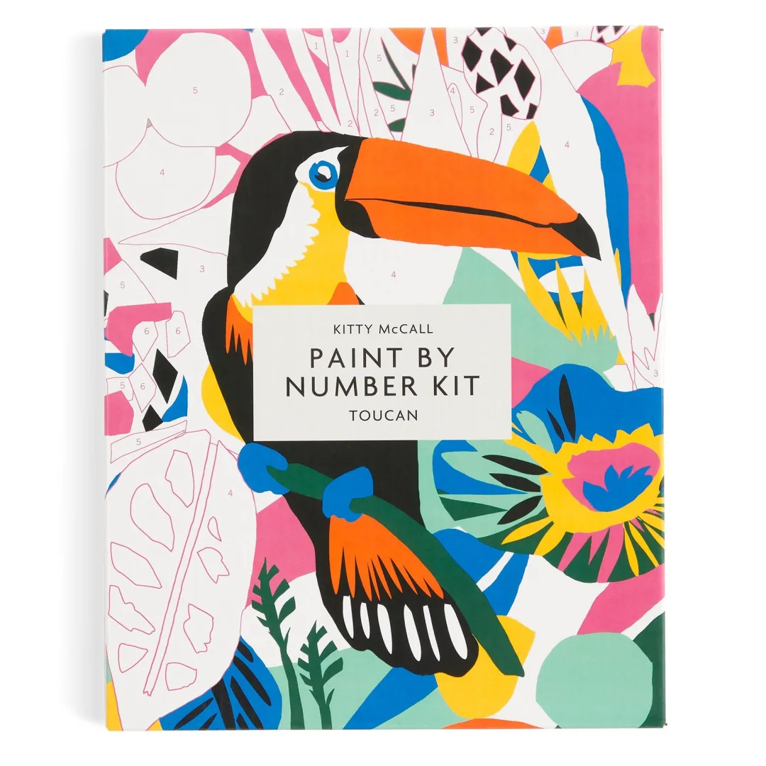 Galison Kitty McCall Toucan Paint By Number Kit