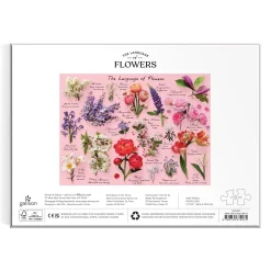Galison Language of Flowers 1000 Piece Puzzle