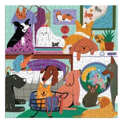 Galison Laundry Dogs 500 Piece Puzzle
