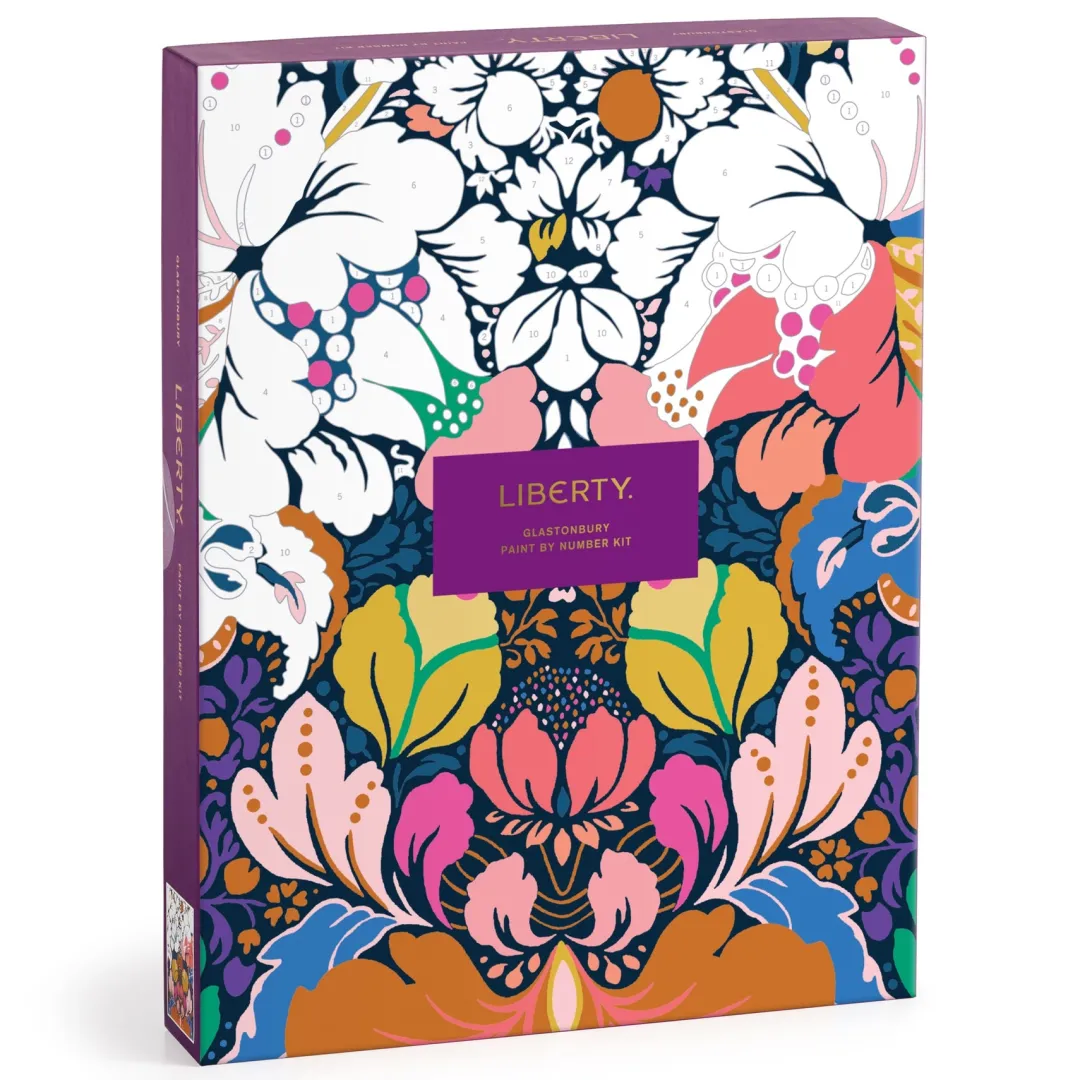 Galison Liberty 9 x 12 Paint by Number Kit Glastonbury