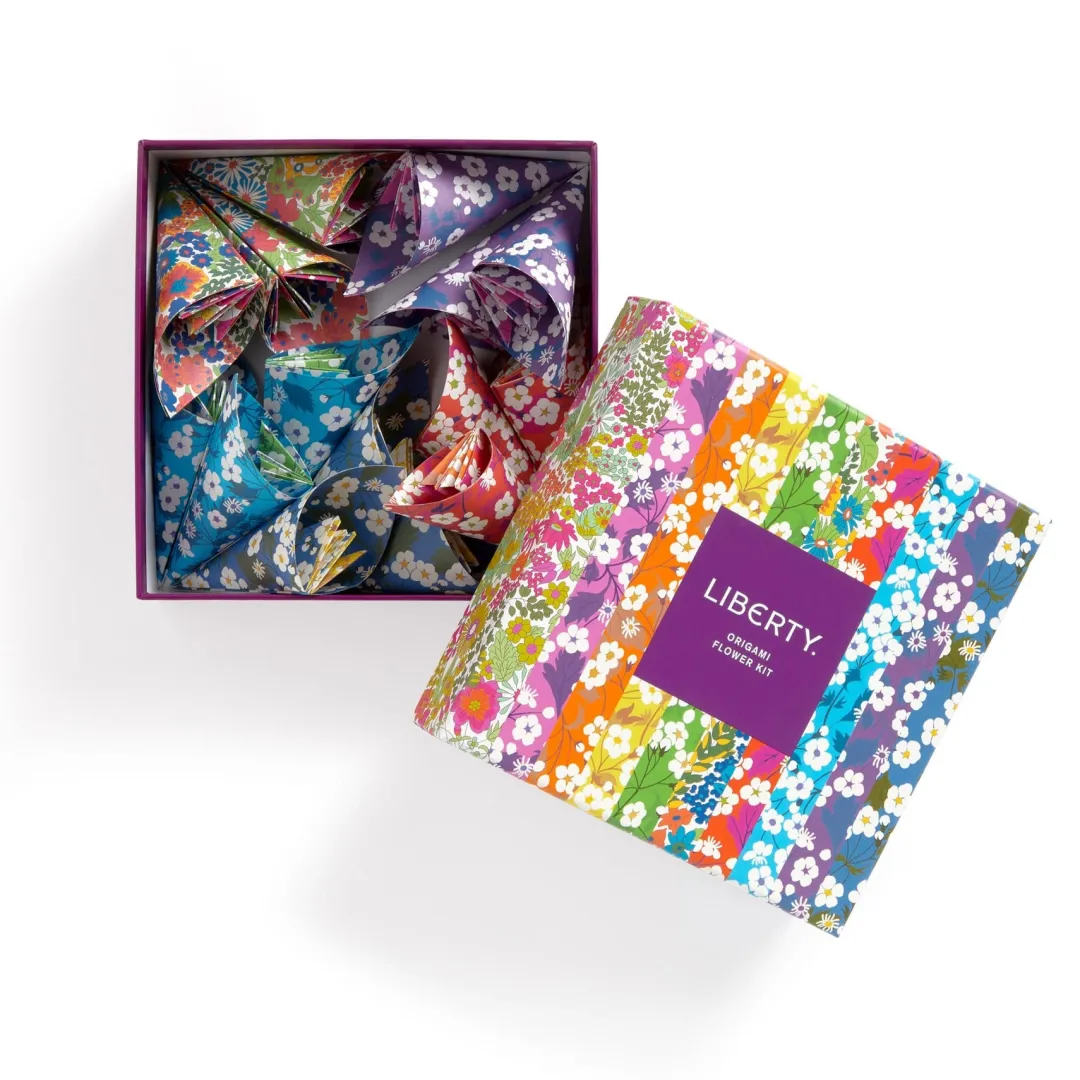 Galison Liberty Classic Floral Origami Flower Kit