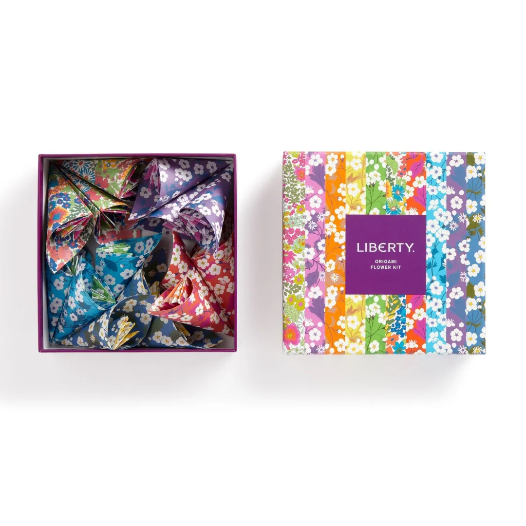 Galison Liberty Classic Floral Origami Flower Kit