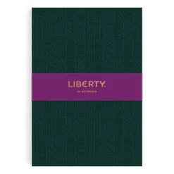 Galison Liberty Dark Green Tudor A5 Embossed Journal