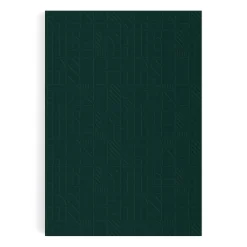 Galison Liberty Dark Green Tudor A5 Embossed Journal