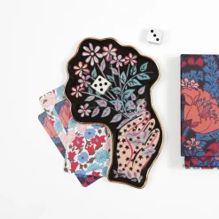 Galison Liberty Ianthe Hand Shaped Porcelain Tray