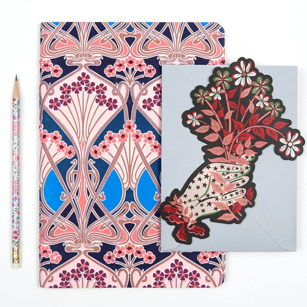 Galison Liberty Ianthe Handmade Embroidered Journal