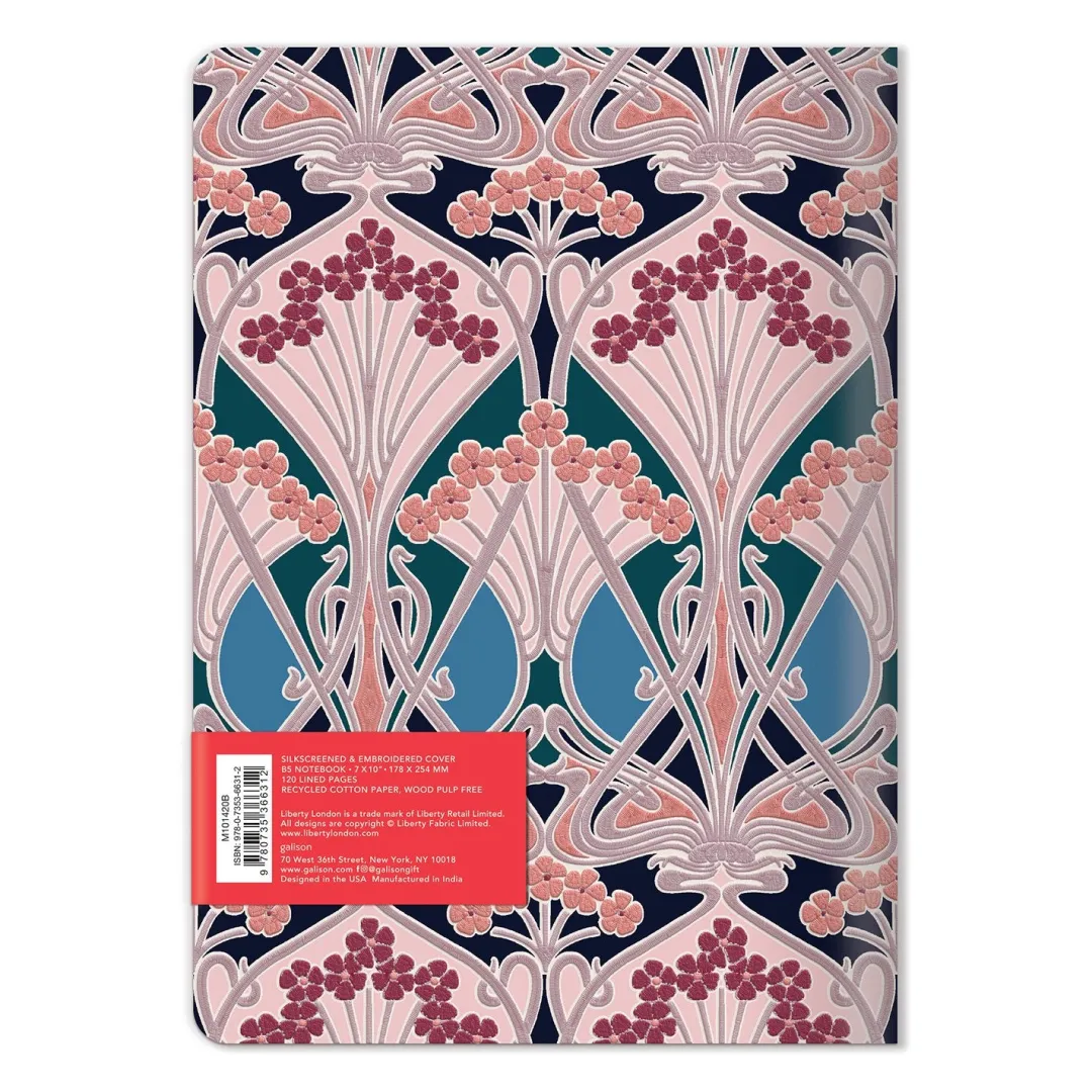 Galison Liberty Ianthe Handmade Embroidered Journal