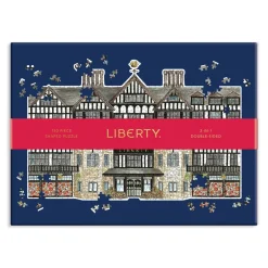 Galison Liberty London Tudor Building 750 Piece Shaped Jigsaw Puzzle